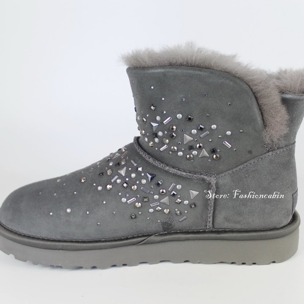 NEW UGG Classic Galaxy Bling Shearling Boots | Cozy & Stylish for Winter Days - Picture 6 of 14